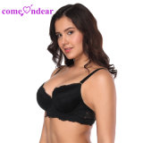 in Stock Black High-Quality Lace Comfortable T-Shirt Bra