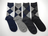 Cheap Price Men's Business Crew Dress Socks with High Quality