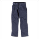 Navy Blue Straight Track Trousers Work Cargo Pants