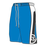 Main Blue Color Casual Shorts with White Strips on Sides