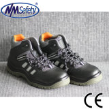 Nmsafety High Quality Cowhide Leather Middle Cut Safety Footwear