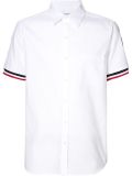 Men's White Cotton Logo Polo Shirt