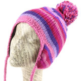 Toddler Girls Hats with Fleece Lining Knit Earflaps Hat