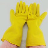 Yellow Household Latex Cleaning Glove