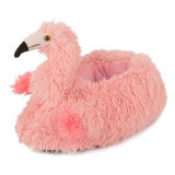 Cute Soft Plush Warm Flamingo Animal Shoes