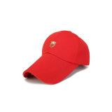 Red Sports Canvas Baseball Cap 6 Panel Golf Hat (YH-BC060)