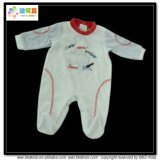 White Color Baby Garment Soft Cotton Baby Rompers