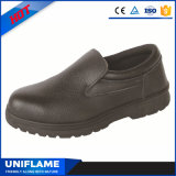 Leather No Lace Steel Toe Safety Work Shoes Ufa047