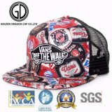 2018 Quality Hip Hop Adjustable Snapback Trucker Cap with Sublimation Printing