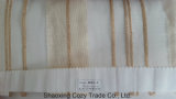New Popular Project Stripe Organza Sheer Curtain Fabric 00825