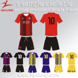 Healong Any Logo Sublimation Customized Uniform Soccer Kit