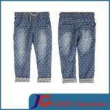 Manufacture Kids Dotted Denim Wear Jean Trousers (JC5165)
