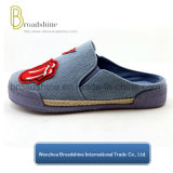 Semi-Slipper Casual Shoes with Jean Material