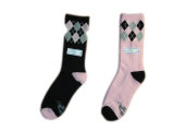 Women Fashion Color Dyeing Socks with Cotton (lf-1)