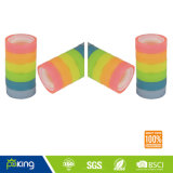 Various Color Plastic Core BOPP Stationery Gem Tape