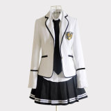 OEM Girls' School Wear Skirt and Blazer School Uniform