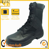 Genuine Leather Black Military Army Boots