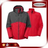 OEM 3-in-1 Wind-Proof Softshell Functional Jacket for Men