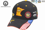 Trendy OEM Badge Woven Patch Label Sports Hat/ Baseball Cap