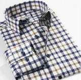 Mens Cotton Yarn Dyed Checks Long Sleeve Shirt