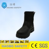 Industrial Winter Leather Safety Boots with PU Sole
