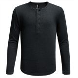 New Fashion Long Sleeve Men's Plain T Shirt (TS009W)