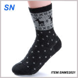 Wholesale 2015 Custom Cotton Christmas Knitting Socks