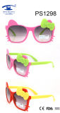 Kitty Shape Cute Girl Colorful Kid Plastic Sunglasses (PS1298)