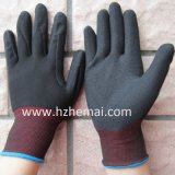 13 Gauge Nylon Gloves Sandy Nitrile Coated Safety Work Glove
