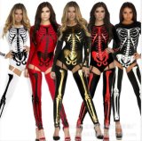 Vampire Bride Female Witch Queen Halloween Cosplay Costume Skeleton Zombie Nightclubs Uniform Ds Performances