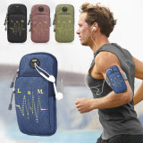 Sports Armband, Multi Functional Pockets Workout Running Arm Bag for iPhone