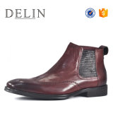 New Brogue Fashion Men Shoes Leather Boot