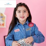 New Style Slim Girls' Long Sleeve Denim Shirt with Cute Embroidery by Fly Jeans