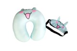 Travel Pillow, Microbeads with Mask, Light Compact Size