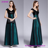 Newest Design Green Backless Sleeveless Evening Dress Retail