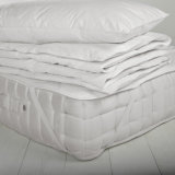 White Waterproof Hotel Mattress Protector/Cover