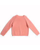 100% Wool Knitting/Knitted Girls Pink Sweaters for Autumn/Winter