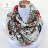 2017 Newest Europe Colourful DOT Printed Fashion Lady Infinity Scarf