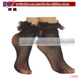 Black Fishnet Stockings Lady Pants Ankle Carnival Costumes (C5104)