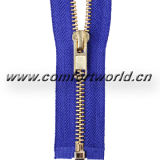 #5 Shiny Brass Zipper 20cm