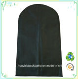 Environmental Black PP Non Woven Zipper Seal Clothes Dust Proof Garment Packaging Suit Bag