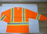 Safety Polo Shirt with Warning Band and Long Sleeve