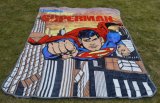 2018 New Design Superman Promotional Blanket Guangzhou Supplier