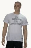 Healong 100% Cotton Fabric Screen Pinting Customized T-Shirt for Man