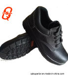 Leather Upper PU Sole Steel Toe Industrial Safety Shoes