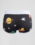 Custom Men's Underwear with Space Print