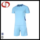 100% Polyester Wholesale Men Soccer Jersey with Short Sleeve