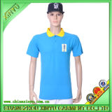 2016 Hot Selling Sky Blue Design Mens Customize Polo Shirt