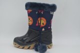 Kids Boots with Anti-Slippery and Beautiful Upper, Black