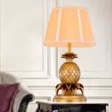 Modern Art Creative Personality Copper - Made Pineapple Table Lamp